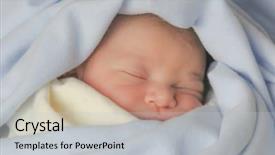  Presentation with sleeping baby - Cool new theme with bebe - sleeping cute baby backdrop and a  colored foreground