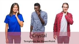  Presentation with african american dental - Amazing PPT theme having because of toothache or dental backdrop and a coral colored foreground