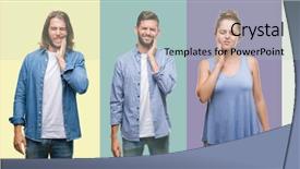  Presentation with chinese american - Beautiful presentation design featuring because of toothache or dental backdrop and a  colored foreground