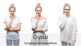  Presentation with collage - Slides consisting of because of toothache or dental background and a  colored foreground