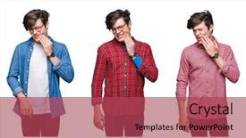  Presentation with floral border over white - Amazing slide set having because of toothache or dental backdrop and a  colored foreground