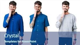  Presentation with collage - Audience pleasing PPT theme consisting of because of toothache or dental backdrop and a  colored foreground