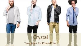  Presentation with collage - Cool new slides with because of toothache or dental backdrop and a  colored foreground