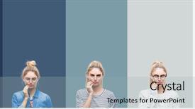  Presentation with colorful odontology teeth - Amazing PPT theme having because of toothache or dental backdrop and a light blue colored foreground