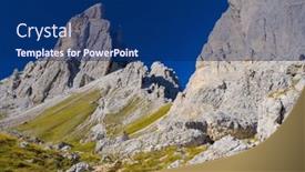  Presentation with italia - Presentation theme with becco-di-mezzodi-and-rocheta background and a  colored foreground