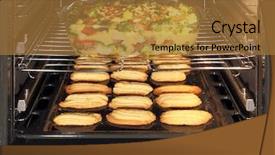  Presentation with hot sauce - Theme featuring bechamel sauce in oven background and a  colored foreground