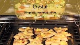  Presentation with hot sauce - Amazing PPT theme having bechamel sauce in oven backdrop and a  colored foreground