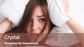  Presentation with female pelvic anatomy - Cool new slides with bed and closing her ear backdrop and a tawny brown colored foreground