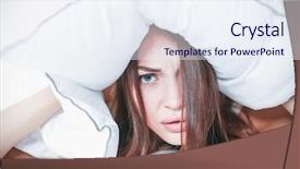  Presentation with ears - Beautiful slide set featuring bed and closing her ear backdrop and a  colored foreground