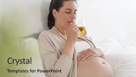  Presentation with infusion - Audience pleasing presentation consisting of bed and drinking infusion backdrop and a  colored foreground