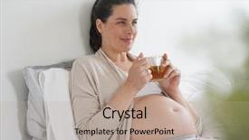  Presentation with infusion - Beautiful slide set featuring bed and drinking infusion backdrop and a  colored foreground