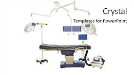  Presentation with operation room - Slide set consisting of insurance coverage mix reimbursement protection background and a light gray colored foreground