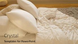  Presentation with bed - Cool new slide set with bed-in-the-bedroom-white backdrop and a coral colored foreground