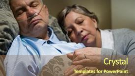  Presentation with nasal - Audience pleasing slide deck consisting of bed man with nasal backdrop and a tawny brown colored foreground