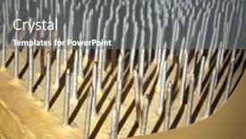  Presentation with nails - Theme with bed-of-nails-a-bed background and a gray colored foreground