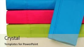  Presentation with spread - Slide set with bed spreads isolated background and a yellow colored foreground