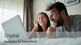  Presentation with fun - PPT layouts enhanced with bed surfing on the net background and a light gray colored foreground