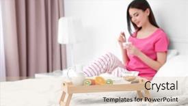  Presentation with belt bed - Cool new presentation design with bed tray table with tasty backdrop and a lemonade colored foreground