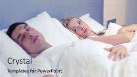  Presentation with family problems - Cool new presentation theme with disturbing - hotel travel relationships and problems backdrop and a light gray colored foreground