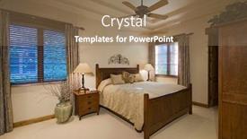  Presentation with manor - Amazing presentation design having bedroom-interior-of-manor-house backdrop and a coral colored foreground