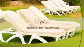  Presentation with beds - Presentation with beds for sunbathing background and a lemonade colored foreground