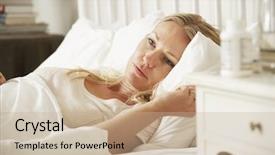  Presentation with medication therapy management - Slide deck having bedside table of sleepless background and a mint green colored foreground