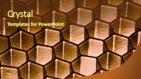  Presentation with honeycomb - Theme having digital community interaction online communication background and a light gray colored foreground