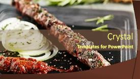  Presentation with hot sauce - Amazing presentation theme having onion and hot red backdrop and a tawny brown colored foreground