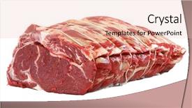  Presentation with optimus prime - Slides consisting of beef ribs - whole prime rib background and a lemonade colored foreground