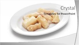  Presentation with intestine - PPT layouts having beef-small-intestine-raw-offal background and a white colored foreground