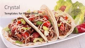  Presentation with taco - Cool new presentation theme with beef taco backdrop and a lemonade colored foreground