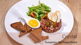  Presentation with beef - 