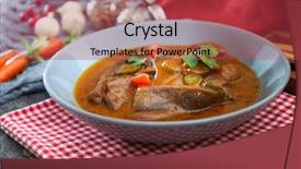  Presentation with pickle - PPT layouts enhanced with beef tongue hot pickle sauce background and a red colored foreground