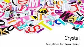  Presentation with newspapers - Cool new presentation theme with been cut out from newspaper backdrop and a  colored foreground