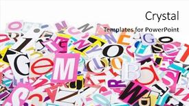  Presentation with newspapers - Theme featuring been cut out from newspaper background and a  colored foreground