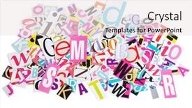  Presentation with newspapers - Slide set featuring been cut out from newspaper background and a  colored foreground