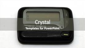  Presentation with old way new way - Amazing PPT theme having beepers - old one way pager backdrop and a dark gray colored foreground