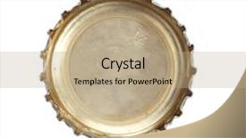  Presentation with beer bottle - Cool new PPT layouts with beer bottle - cup on white background backdrop and a coral colored foreground