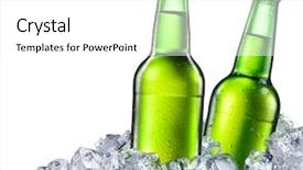  Presentation with paths - Beautiful slide set featuring beer bottles on white background file contains clipping paths backdrop and a white colored foreground
