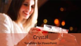  Presentation with night club - Amazing theme having beer cocktail - friends having a round backdrop and a red colored foreground