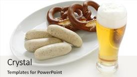 Presentation with oktoberfest - Amazing theme having beer german oktoberfest food backdrop and a soft green colored foreground