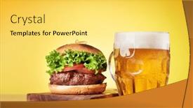  Presentation with hamburger - 