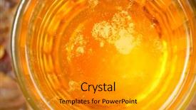  Presentation with beer - PPT layouts consisting of beer glass with fish background and a  colored foreground