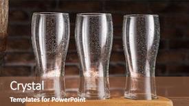  Presentation with craft beer - Colorful slide deck enhanced with beer glasses near a cask backdrop and a tawny brown colored foreground