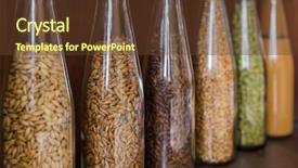  Presentation with brewery - Amazing presentation theme having beer ingredients in bottles - brewery backdrop and a tawny brown colored foreground