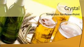  Presentation with beer - Beautiful presentation featuring recreational amenities - beer backdrop and a blonde colored foreground