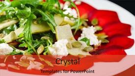  Presentation with beetroot - Amazing presentation theme having beetroot carpaccio backdrop and a red colored foreground