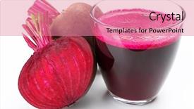  Presentation with mango juice fresh tropical fruit - Slide deck with beets - fresh beet juice isolated background and a coral colored foreground
