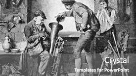  Presentation with engraving - Beautiful theme featuring beggars pictures - traitorous joke engraving by knezing backdrop and a  colored foreground