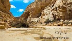  Presentation with caves - Colorful slides enhanced with beginning-of-a-route backdrop and a coral colored foreground